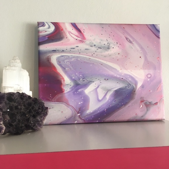 “Amethyst Dreams” Abstract Original Painting - Picture 2 of 8